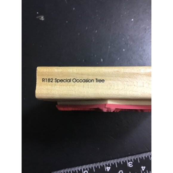 Special Occasion Tree Rubber Stamp By JRL Designs R182 Holiday Ornaments - Picture 3 of 4